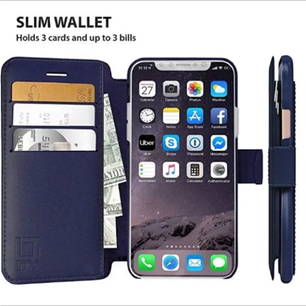 iPhone 12 Pro Max Wallet Case -Slim
